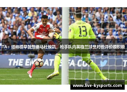 TA：塔帅很早就想要马杜埃凯，枪手队内英格兰球员对他评价很积极